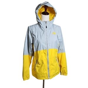 The North Face Women's Two-Tone Hooded Lightweight Nylon Wind Jacket Med
